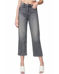 Blank NYC - The Baxter Ribcage Wide Leg Croped Jeans - Lyst