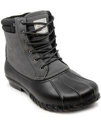 Nautica - Channing Faux Leather Lace-up Winter & Snow Boots - Lyst