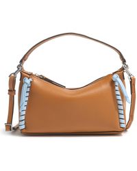 Vera Bradley - Outlet Faux Leather Mini Slouchy Crossbody Bag - Lyst