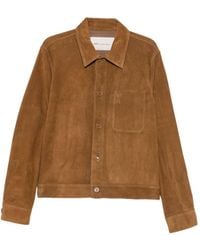 Ami Paris - Cropped Boxy Jacket With Classic Collar And Soft Texture - Lyst