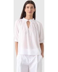 M.A.B.E - Lotta Short Sleeve Top - Lyst