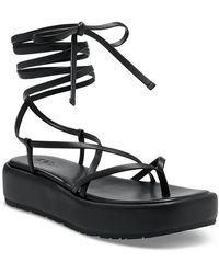 INC - Rexile Thong Strappy Flatform Sandals - Lyst