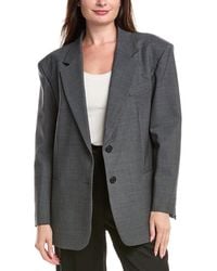 Sandro - Wool-Blend Blazer - Lyst