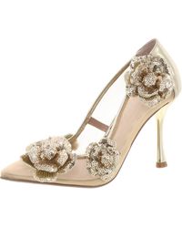 Betsey Johnson - Rossa Embellished Mesh Pumps - Lyst