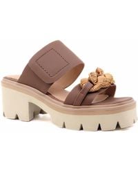 All Black - Link & Lugg Vel Heels - Lyst