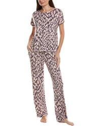DKNY - 2Pc Top & Pant Sleep Set - Lyst