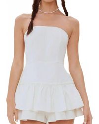 Idem Ditto - Sophia Strapless Romper - Lyst