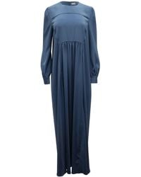 Co. - Gathered Crepe Maxi Dress - Lyst