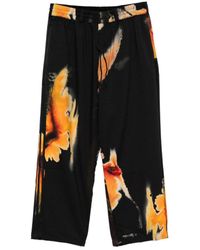 Y-3 - Joggers With Abstract Print And Side Seam Pockets - Lyst