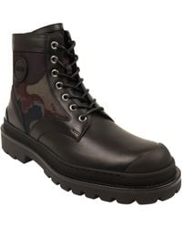 Dior - X Peter Doig Leather Explorer Boots - Lyst