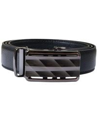 TruClothing - Leather Ratchet Belt Automatic Click Buckle Adjustable Trim To Fit - Lyst