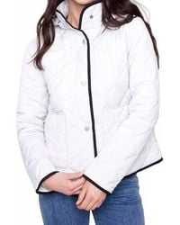 Charlie b - Quilted Puffer Jacket With Removable Hood - Lyst