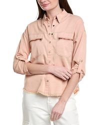 XCVI - Knapp Button-Up Top - Lyst