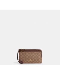 COACH - Double Zip Wallet - Lyst