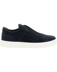 Hogan - Suede Leather Slip-On Sneakers - Lyst