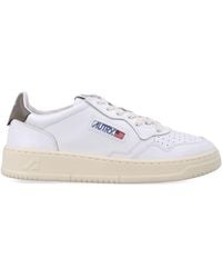 Autry - Leather Low-Top Sneakers With Towel & Pig-Skin Lining - Lyst