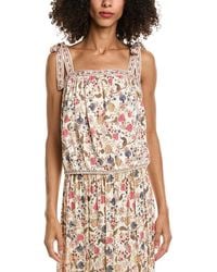 Max Studio - Tie Shoulder Tank Top - Lyst
