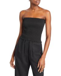 Wayf - Smocked Tube Strapless Top - Lyst