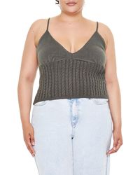 Forever 21 - Plus Size Sweater-Knit Cami - Lyst