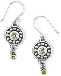 Brighton - Pebble Dot Medali Reversible French Wire Birthstone Earrings - Lyst