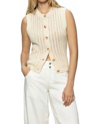Sanctuary - Pointelle Shell Sweater Vest - Lyst
