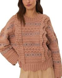 FARM Rio - Wool-Blend Sweater - Lyst