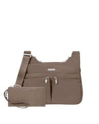Baggallini - Cross Over Crossbody Bag With Rfid Wristlet - Lyst