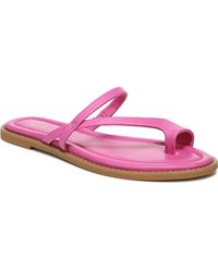 Franco Sarto - Jeniro Faux Leather Slip On Slide Sandals - Lyst