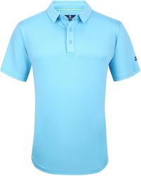 Tom Baine - Performance Solid Four-Way Stretch Golf Polo - Lyst