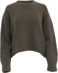 Nili Lotan - Crew Neck Knitted Sweater - Lyst