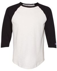 Champion - Premium Fashion Raglan Three-quarter Sleeve Baseball T-shirt - Lyst
