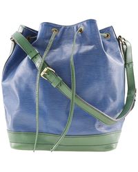 Louis Vuitton Coussin Mm Padded Leather Shoulder Bag in Blue