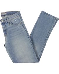 Joe's Jeans - Mid-rise Distressed Straight Leg Jeans - Lyst