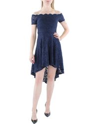 City Studios - Juniors Lace Short Cocktail And Party Dress - Lyst