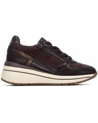 Xti - Casual Wedge Lace-Up Sneakers - Lyst