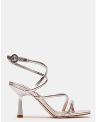 Steve Madden - Fae Silver Leather - Lyst