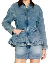 Line & Dot - Mottie Denim Jacket - Lyst