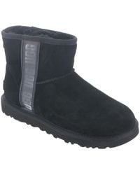 UGG - Classic Mini Suede Faux Fur Lined Ankle Boots - Lyst