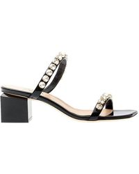 Agl Attilio Giusti Leombruni - Patent Rhinestone Slipper - Lyst
