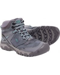 Keen - Ridge Flex Mid Waterproof Hiking Boots - Lyst