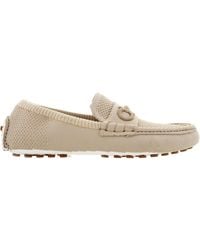 Ferragamo - Denison Gancini Driver Loafers - Lyst