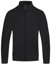 TRUEDAMES - Solid Full Zip Sweater - Lyst