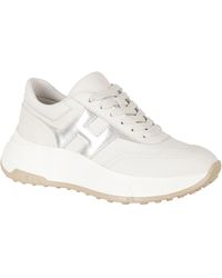 Hogan - Hi-Fi H Logo Leather Sneakers - Lyst