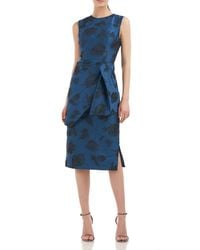Kay Unger - Floral Sheath Cocktail And Party Dress - Lyst