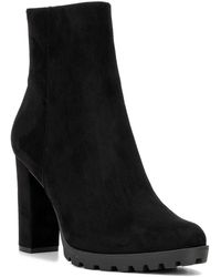 New York & Company - Faux Suede Ankle Boots - Lyst