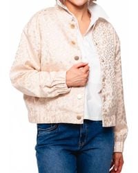 EsQualo - Fancy Jaquard Bomber Jacket - Lyst