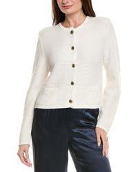 Hannah Rose - Textured Crop Cashmere-Blend Jacket - Lyst