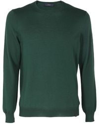 Fay - Merino Wool Crew Neck Sweater - Lyst