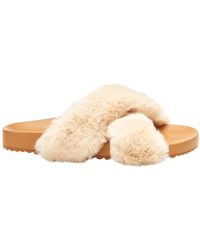 Matisse - Seasons Slipper Faux Fur Slip-On Slide Jobb560 - Lyst