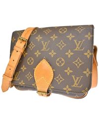 Louis Vuitton - Cartouchiere Canvas Shoulder Bag (pre-owned) - Lyst